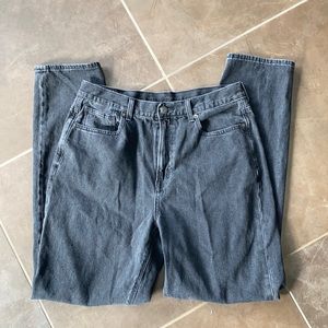 American Eagle black mom jean size 12